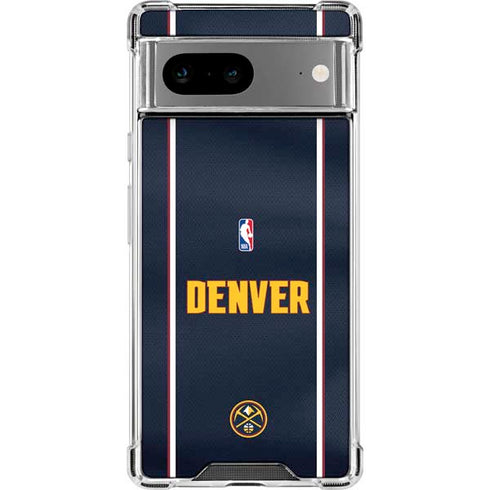 NBA Denver Nuggets Jersey Google Pixel 8 Clear Case